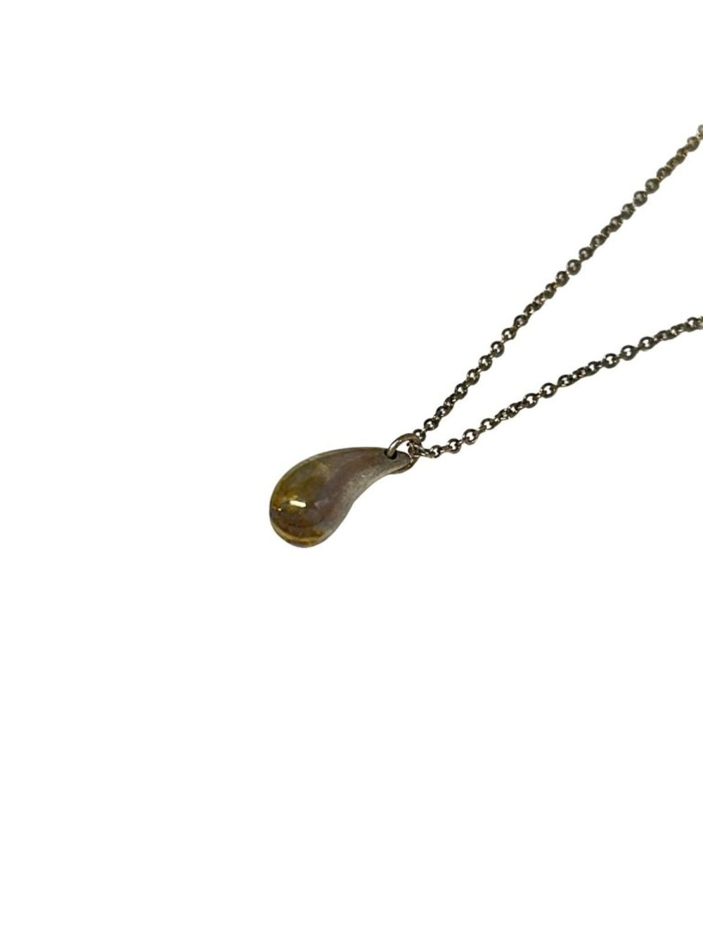 Tiffany & Co Necklace Teardrop Silver